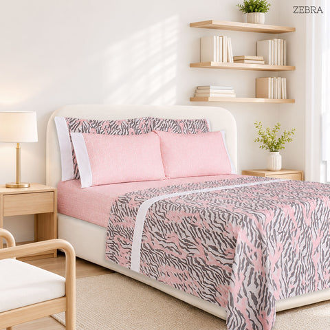 Juego de Sábanas Zafira Zebra